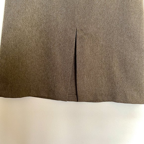 Vintage | Brown Tweed A-line Skirt - Picture 4 of 5